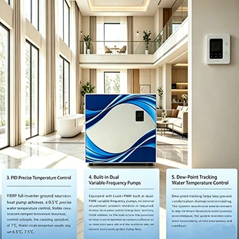 R32 Dc Inverter Water Source Heat Pump high quality